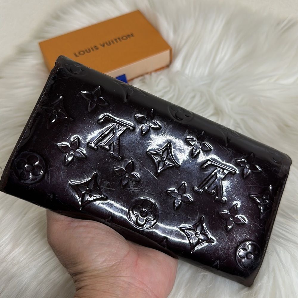💯Authentic Louis Vuitton Vernis Bifold Long Wallet🍀 - Picture 13 of 16
